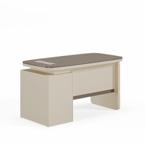 Motif Two-Tone Minimalist Executive Desk